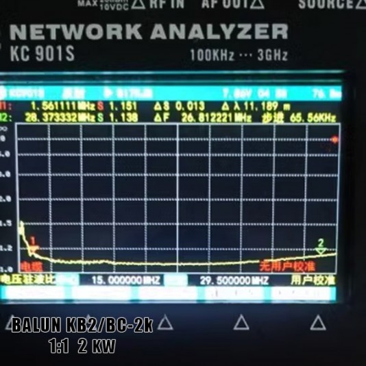 Балун KB2-BC-2K  1:1 2000 Вт
