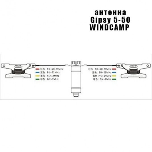 Антенна Gipsy 5-50 MHz WINDCAMP